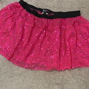 Sparkle Athletic Pink Sequin running Skirt